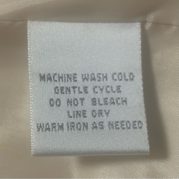 Worthington Woman Stretch 14W Cream Blazer Jacket 3/4 sleeves buckle in back - Picture 7 of 13